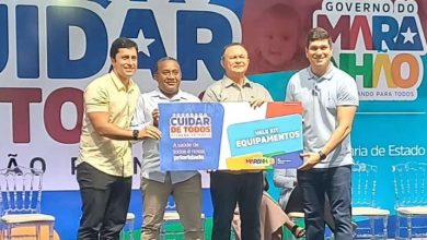 Foto de Prefeito Nivaldo Araújo recebe 3.949 itens do programa Cuidar de Todos para Alcântara