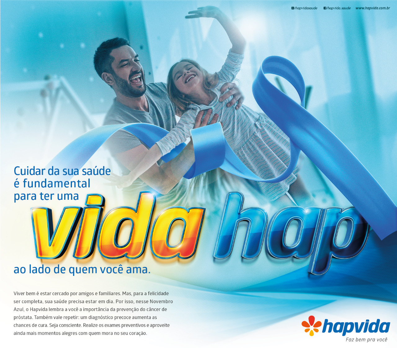 Foto de Hapvida traz o homem como protagonista da própria saúde no Novembro Azul