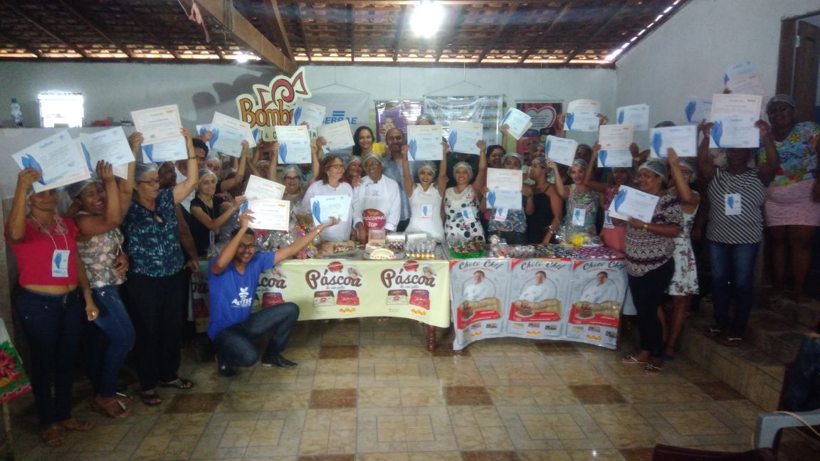Foto de Sebrae e prefeitura de Bequimão capacitam empresários locais com curso de chocolates