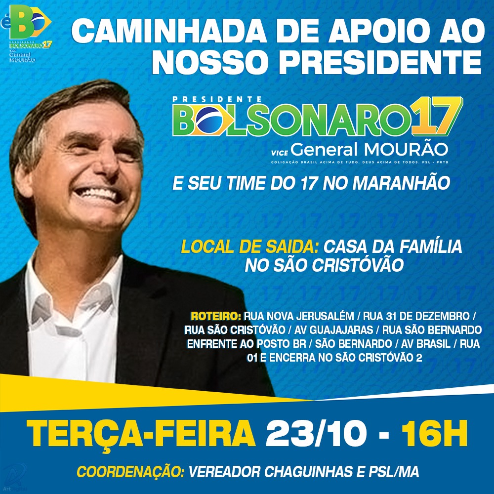 Foto de Chaguinhas vai fazer caminhada em apoio a Bolsonaro
