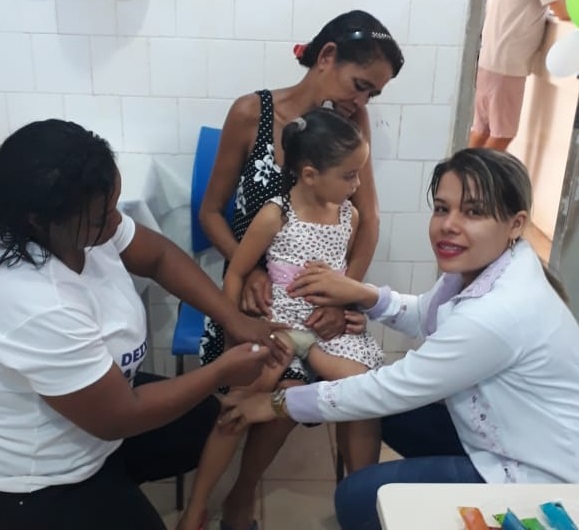 Foto de Dia “D” de vacinação contra gripe atinge quase 50% da meta vacinal em Bequimão