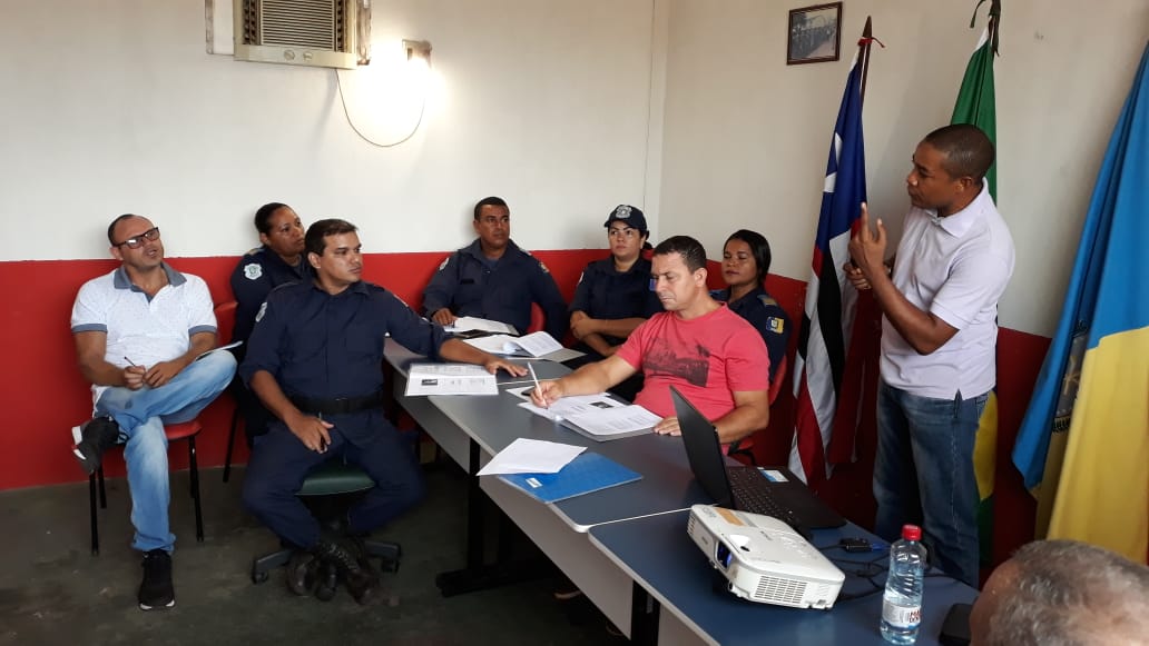 Foto de Agentes de trânsito da Guarda Municipal de Bequimão recebem treinamento da equipe da JARI do Detran-MA