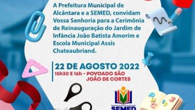 Foto de Alcântara-MA: Prefeito Nivaldo Araújo entregará mais duas escolas reformadas nesta segunda-feira (22)