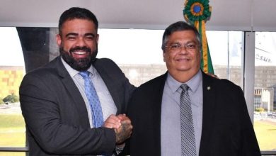 Foto de Em reunião com ministro Flávio Dino, Paulo Victor busca ações de segurança para São Luís
