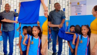 Foto de Prefeito Nivaldo Araújo entrega escola reformada no povoado Mamuna, em Alcântara